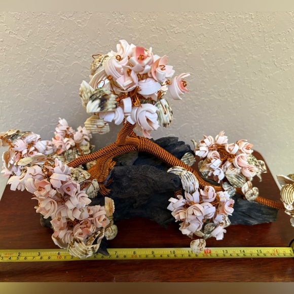 Vintage Boho Copper Wire Drift Wood Bonsai Tree - Picture 4 of 7